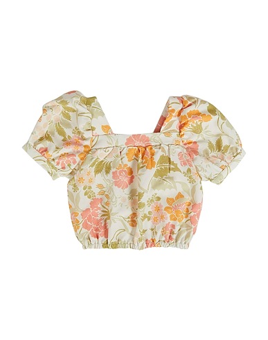THE NEW SOCIETY T-shirt Ivory 90% Recycled polyester, 9% Polyester, 1% Elastane