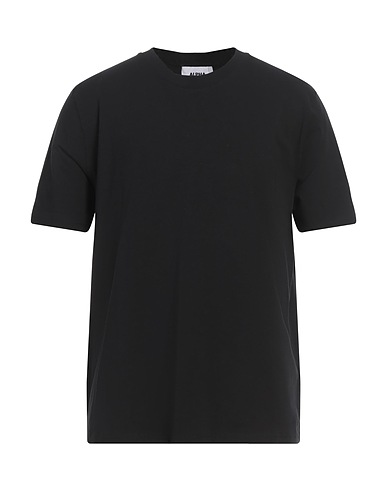 ALPHA STUDIO Basic T-Shirt Schwarz 96% Baumwolle, 4% Elastan