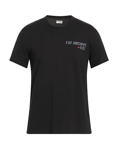 FAY ARCHIVE T-shirt Black 100% Cotton