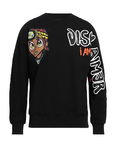 DISCLAIMER Sweatshirt Black 100% Cotton