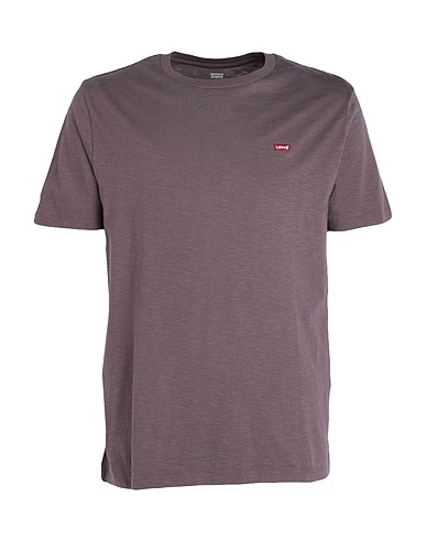 LEVI'S T-shirt basique SS ORIGINAL HM TEE BROWNS
 Mauve 100% Coton