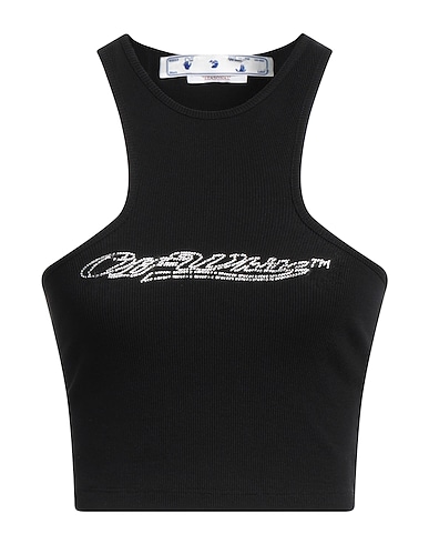 OFF-WHITE™ Top 96% Cotton, 4% Elastane, Glass