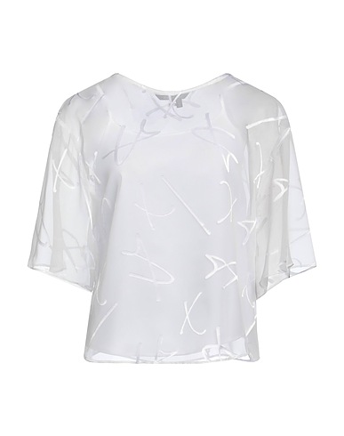 ARMANI EXCHANGE Top Blanc 83% Polyester, 17% Viscose