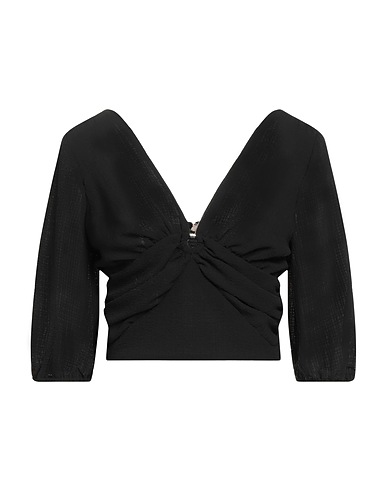 LIU •JO Top Black 98% Polyester, 2% Elastane