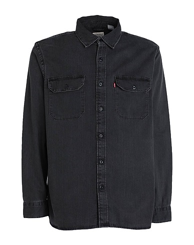LEVI'S Denim shirt JACKSON WORKER BLACKS
 Black 100% Cotton