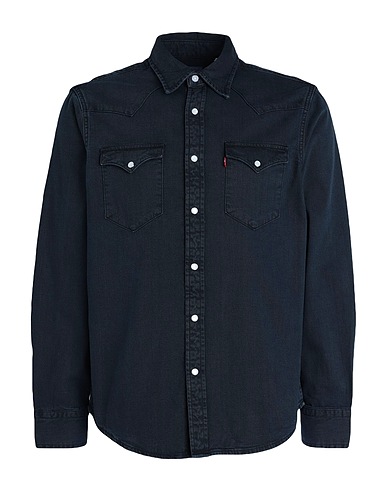 LEVI'S Jeanshemd CLASSIC WESTERN STANDARD BLUES
 Marineblau 100% Baumwolle