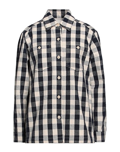 AT.P.CO Checked shirt Midnight blue 85% Cotton, 13% Polyester, 2% Other Fibres