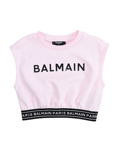 BALMAIN Sweatshirt Light pink 100% Cotton