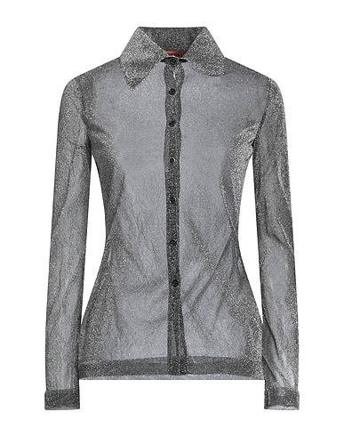 MISSONI Solid colour shirts & blouses Grey 52% Polyester, 48% Polyamide