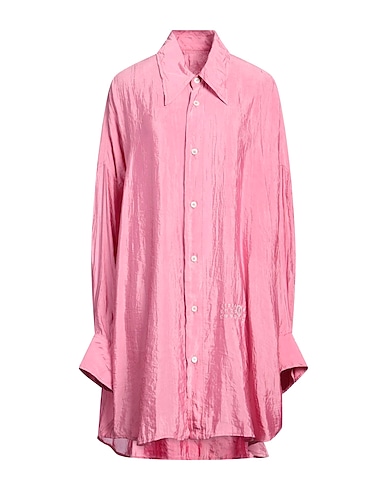 MM6 MAISON MARGIELA Solid color shirts & blouses Pink 73% Polyester, 27% Polyamide