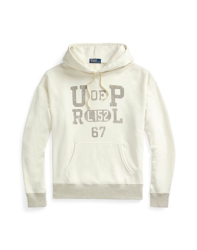 POLO RALPH LAUREN Hooded sweatshirt FLEECE GRAPHIC HOODIE
 Off white 87% Cotton, 13% Polyester