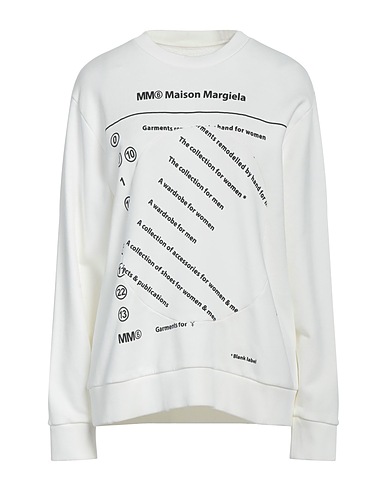 MM6 MAISON MARGIELA Sweatshirt Off white 100% Cotton