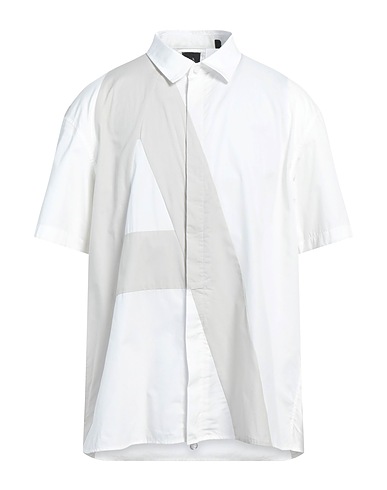ARMANI EXCHANGE Patterned shirt White 100% Cotton