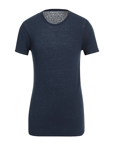 TEN C Basic T-Shirt Marineblau 100% Baumwolle