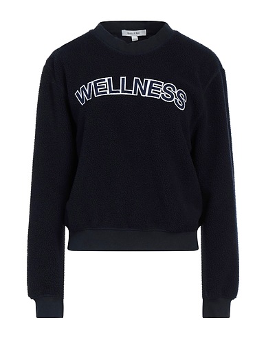 SPORTY & RICH Sweat-shirt Bleu marine 100% Polyester