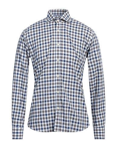 ROSSOPURO Camicia a quadri Testa di moro 100% Cotone