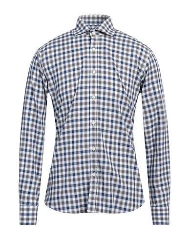 ROSSOPURO Kariertes Hemd 100% Baumwolle