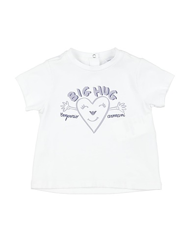 EMPORIO ARMANI T-shirt White 96% Cotton, 4% Elastane