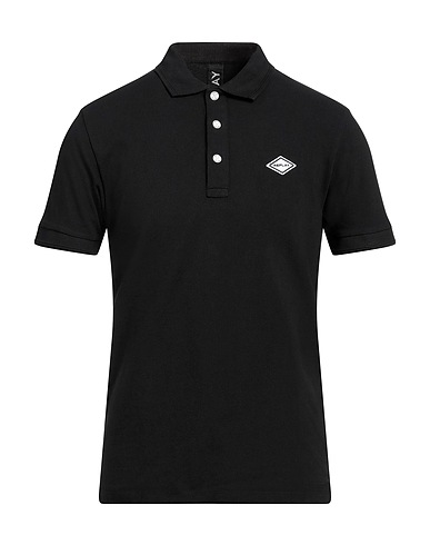REPLAY Poloshirt Schwarz 100% Baumwolle