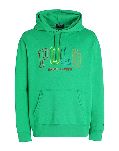 POLO RALPH LAUREN Felpa THE RL FLEECE LOGO HOODIE
 Verde 60% Cotone, 40% Poliestere