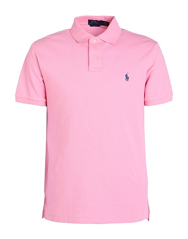 POLO RALPH LAUREN Polo shirt  SLIM FIT MESH POLO SHIRT 
 Pink 100% Cotton