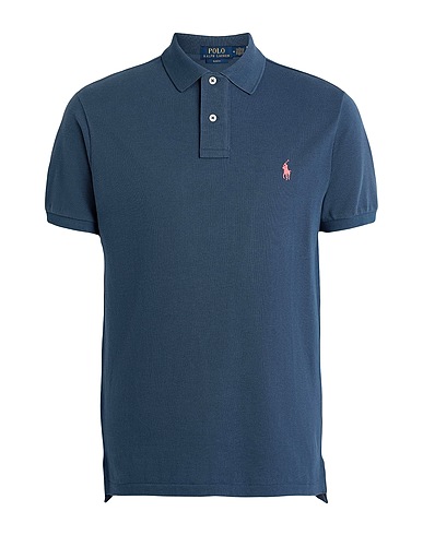 POLO RALPH LAUREN Polo shirt  SLIM FIT MESH POLO SHIRT 
 Navy 100% Cotton