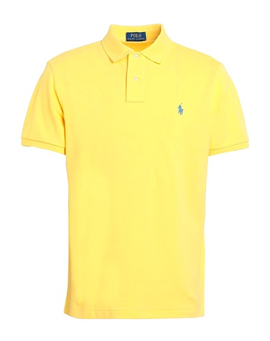 POLO RALPH LAUREN Polo shirt  SLIM FIT MESH POLO SHIRT 
 Yellow 100% Cotton