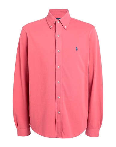 POLO RALPH LAUREN Solid colour shirt Coral 100% Cotton
