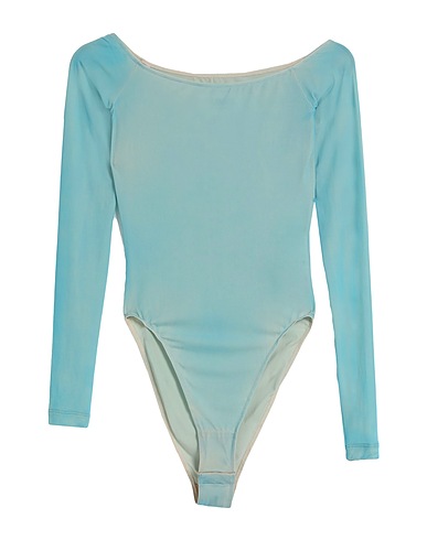 MM6 MAISON MARGIELA TOPS & TEES Light green 86% Polyamide, 14% Elastane