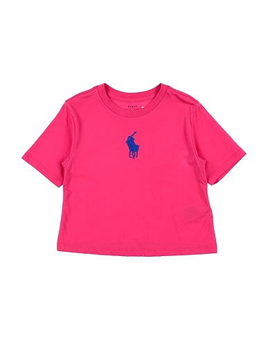 POLO RALPH LAUREN T-shirt Fucsia 100% Cotone