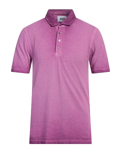 ALPHA STUDIO Polo shirt Mauve 100% Cotton