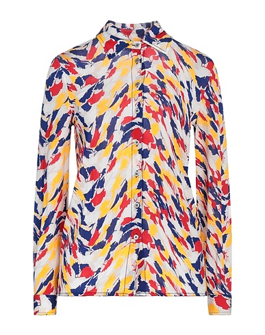 MISSONI Patterned shirts & blouses White 96% Viscose, 4% Elastane