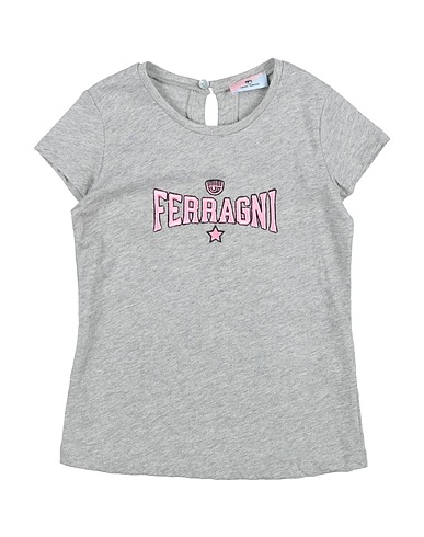 CHIARA FERRAGNI T-shirt Grey 100% Cotton