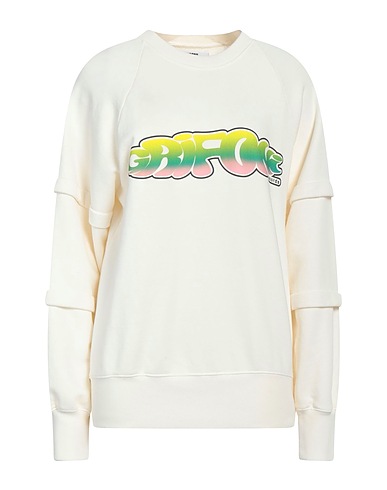 GRIFONI Sweatshirt Ivory 100% Cotton