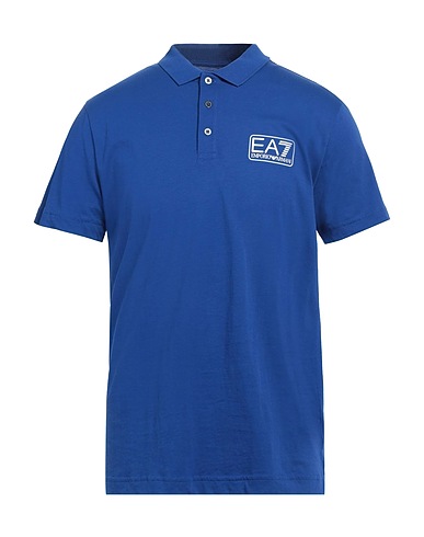 EA7 Polo shirt Blue 100% Cotton