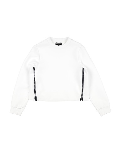EMPORIO ARMANI Sweatshirt White 76% Cotton, 18% Polyester, 6% Elastane