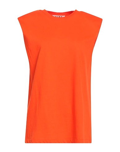 GINA GORGEOUS Basic T-shirt Orange 100% Cotton