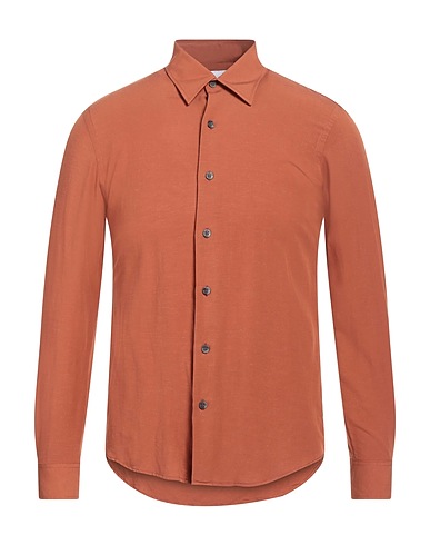 GAëLLE Paris Camicia tinta unita Cammello 64% Viscosa, 36% Lino