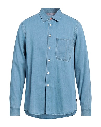 PS PAUL SMITH Denim shirt Blue 57% Cotton, 43% Lyocell