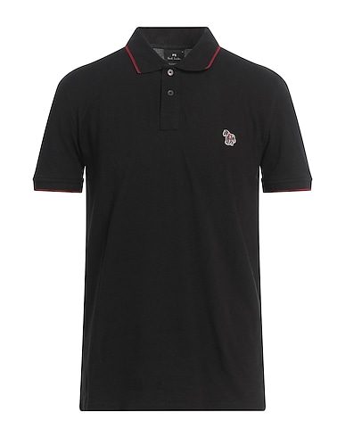 PS PAUL SMITH Polo shirt Black 100% Cotton