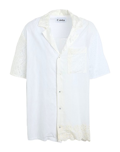 CAVIA Solid color shirt Textile fibers