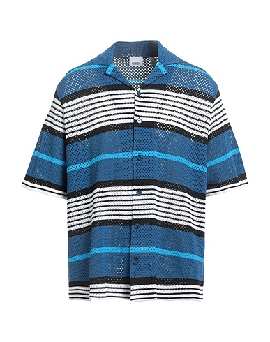 BURBERRY Striped shirt Navy blue 100% Polyamide