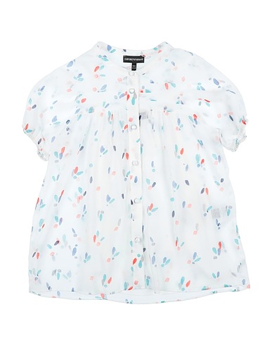 EMPORIO ARMANI Chemises et chemisiers fantaisie Blanc 100% Polyester