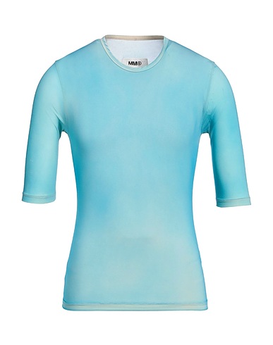 MM6 MAISON MARGIELA Basic T-shirt Turquoise 86% Polyamide, 14% Elastane