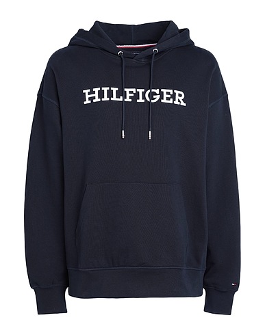 TOMMY HILFIGER Felpa Blu notte 100% Cotone