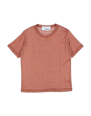 COSTUMEIN T-shirt Rust 100% Linen