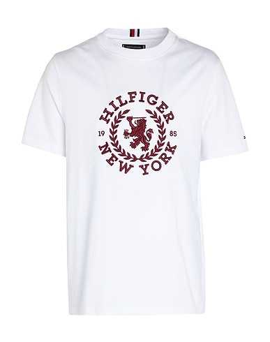 TOMMY HILFIGER T-shirt White 100% Cotton