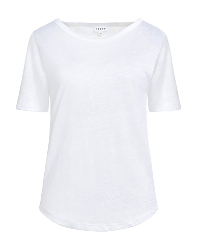NEEVE Basic T-Shirt Ivory 100% Linen