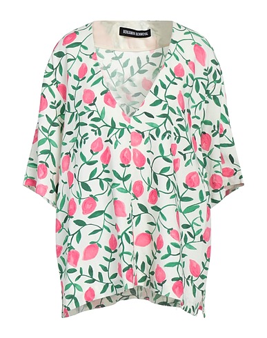 BENJAMIN BENMOYAL Top Avorio 80% Cotone, 20% Lino