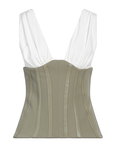 PARIS GEORGIA Top Sage green 63% Triacetate, 37% Polyester